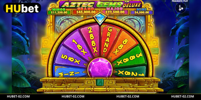 Aztec Gems Deluxe - Siêu Phẩm Quay Hũ Đẳng Cấp Tại HUBET Trò chơi Aztec Gems Deluxe với những viên đá quý